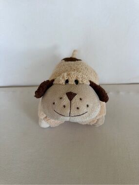 brown Pillow Pets Snuggly Puppy pillow plush stuffed animal dog
